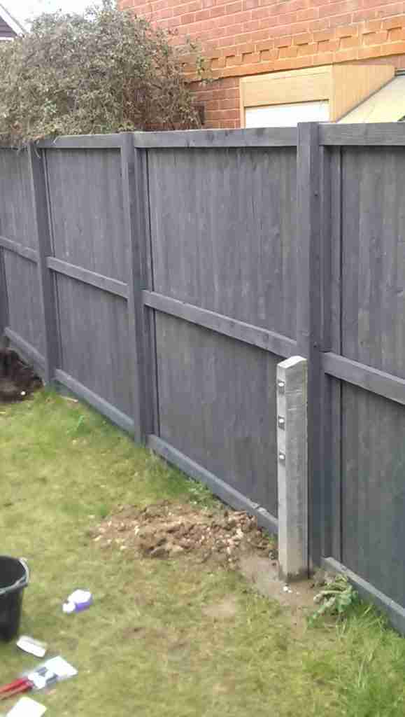 fence post repair near me