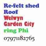 Handyman Welwyn Garden City re felt shed roof welwyn garden city shed repairs shed roof repairs
