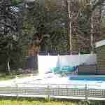 Paint Fencing around swimming pool Stevenage