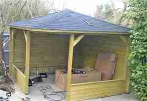 Assemble Mitch Log Cabin Gazebo