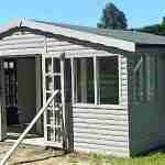Paint Summerhouse Shed Halls Green Weston Hitchin