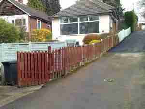 Fence painting Welwyn Garden City