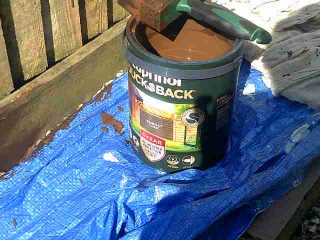 Garden Fence Painting